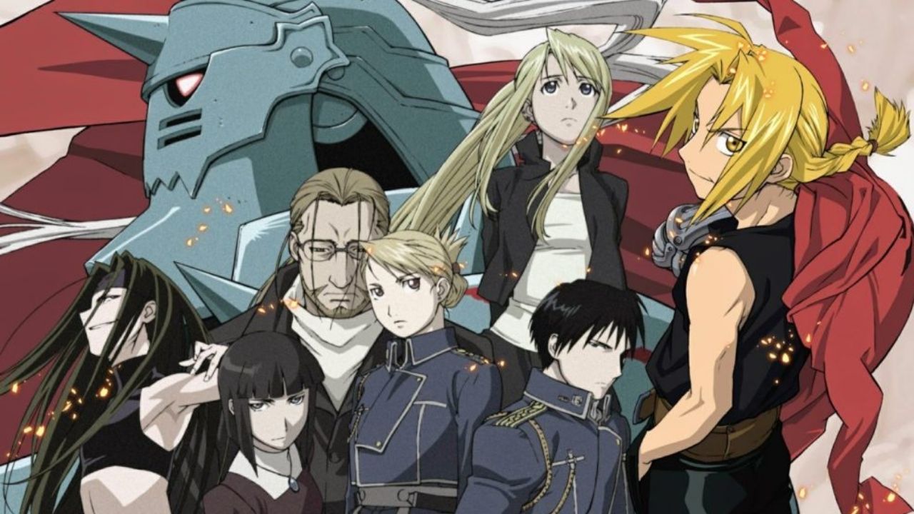 Edward and Alphonse Elric using alchemy in Fullmetal Alchemist Brotherhood.